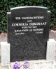 Grabstein von Cornelia Dijkgraaf Grabstein von Cornelia Dijkgraaf
